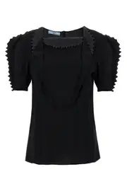 PRADA Cady Crêpe Top