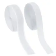Sew on Hook and Loop Tape, 1 Inch Nylon Fastener Strips 5 Yards (White)