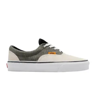 Vans Era 米白 綠 MIX & MATCH 系列 棋盤格 文字 男女鞋 基本款【ACS】 VN0A4BV41UA