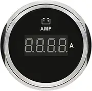 Digital Ammeter AMP Gauge 80A/150A with Current Sensor 2"(52mm) with Red Backlight 9-32V for Truck Auto Boat Voltmeter(150A-BS)