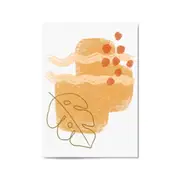 Rough Abstract Minimal Painting Line Wall Art #2