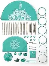 KnitPro The Mindful Collection Affection Interchangeable Needles Set 5" (13cm) | 14 US Sizes (2.5-17) with Accessories