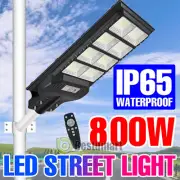 800Watt LED Solar Street Light 800000000LM Solar Motion Sensor Lamp Outdoor Wall