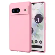 ZUSLAB Pixel 7 Case Nano Silicone Shockproof Gel Rubber Bumper Protective Cover for Google (2022) - Pink