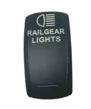 Carling " Railgear Lights " Rocker Switch Cover