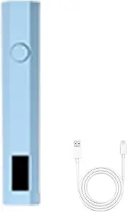 UV Pen Light for Nails, UV Light for Gel Nails Single Finger,LED Display Small Light Pen for Nails | Wireless Timer Lamp 2, Professional Portable Dryer for Nail Art
