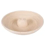 Bakemaster 28cm Circle Proving Rattan Bread/Dough Bake Raising Basket Bakeware