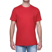 Tommy Hilfiger Men's Core Flag Crew Tee Mahogany (S, M, L, XL, XXL)