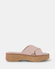 Miss Sofie Kris/Pink Womens Wedges 37