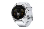 Garmin Epix Pro Gen 2 Smart Sports Watch (Silver with Whitestone Band, 42mm)