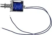 Angoily Actuator Linear Electromagnet Push Pull Solenoid 12v Open Frame Metal for Vending Office Random Style