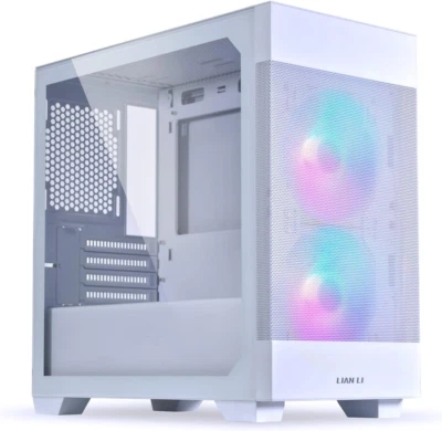 High Airflow Micro ATX PC Case, RGB Gaming Computer Case, Mesh Front Panel Mid-T
