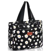 Large Floral Insulated Handbag for Women Work, 12L Leakproof Lunch Cooler Tot...