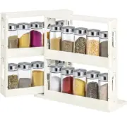 Spice Rack Slide Pantry Cabinet Organizer Storage Kitchen Shelf Jars Can Holder