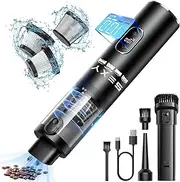 VINBYEE for Tesla Model 3/Y/X/S Car Vacuum Cleaner, Digital Display, LED Light, 15000PA Powerful Cordless Portable Car Vacuum, Tesla Model 3 Y S X Accessories 2025-2021
