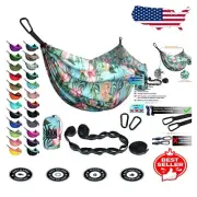 Comfortable 2-Person Hammock - Lightweight, Fast Setup with Durable Straps