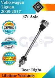 GSP OEM Rear Right CV Axle For 2009-2017 Volkswagen Tiguan 1.4L 2.0L Lifetime W. (for: Volkswagen)