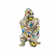 Decorative Figure Dkd Home Decor 14 x 13 x 22 Cm Multicolour Gorilla Modern