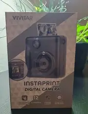 Vivitar InstaPrint Digital Camera Grey (2112) “Ml-38”(ZZ50) NEW Sealed