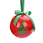 Merry Christmas, Holiday Ball Ornament Tree Ornament, One 2.8 Inch Multi-style Holiday Light Bulb Ornament Holiday Tree Ornament