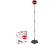 Reswish LED Light Parking Stop Sign,Smart Parking LED Garage Flashing Warning Stop Sign, Parking Assist LED Stop Sign Parking Assistant with Flashing Signa
