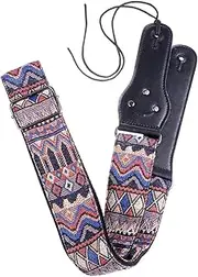 Yardwe Guitar Strap with Attractive Design Durable Lightweight Accessory for Music Performance Competitions and Outdoor Parties