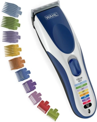 Color Pro Cordless Rechargeable Hair Clipper & Trimmer – Easy Color-Coded Guide