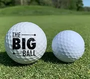 The Big Ball Golf Putting Trainer, Oversized Training Aid for Short Game Accuracy, Improve Club Putt Placement and Green Consistency, Men and Women Pro Golfer Accessories