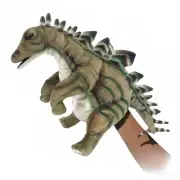 Hansa Stegosaurus Dinosaur Puppet Animal Soft Plush Toy 40cm **FREE DELIVERY**