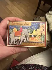 NOS Vintage 1978 Crabtree & Evelyn Sandalwood Soap Bar 3.5 oz