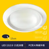 在飛比找光的魔法師 Magic Light優惠-LED 15公分嵌燈 白殼 15瓦