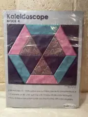 KALEIDOSCOPE Block 4 HEXAGON BEAUTY Jo Ann Quilt BOM Joann Kit Pattern Fabric