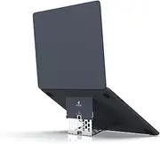 MAJEXTAND Laptop Stand Notebook Stand Holder Portable Laptop Riser Slim Portable Ergonomic Ventilated Stand, Compatible with MacBook Air Pro Adjustable Heights from 2.1" to 3.6" (Midnight)
