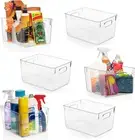 Clear Plastic Storage Bins – Pantry Organizers & Storage Containers, Cabinet Org