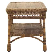 All Weather Wicker Paradiso Walnut Patio Side Table