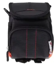 Navitech Black Action Camera Case/Cover - with Multiple Pockets & Straps NEW