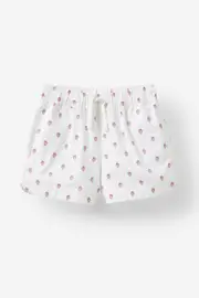 [Cotton On Kids] Cotton On Kids - Rosie Woven Short - Vanilla/strawberry stamp 9-10 VANILLA/STRAWBERRY STAMP