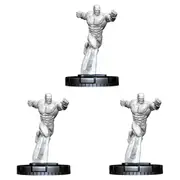 3PK X-Men Comics Unpainted Colossus Mini RPG Figure Miniature Statue 14+