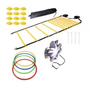 Adjustable 8M 10M Agility Ladder – Speed Training Equipment with 12/20 Rungs