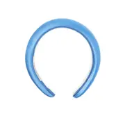 [Jennifer Behr] Jennifer Behr Tori Satin Headband ONE SIZE BLUE