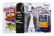 Jasart: Studio Colour Pencil - Tin of 36