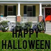 Happy Halloween Yard Letters Decor 14 piece set - FREE SHIPPING
