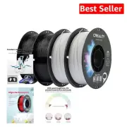 4 Pack - 1kg Black & White PETG 3D Filament, Impact Resistant & Eco-Friendly