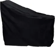 W&G International Exercise Bike Cover, Upright Indoor Cycling Protective Cover and Oxford Waterproof Fabric are The Ideal Choice for Indoor and Outdoor use （Black）