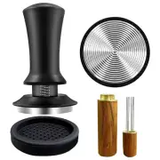 Coffee Espresso Tamper 51mm with WDT Tool Calibrated Spring Loaded, with3465