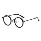 Anti-Blue Light Glasses Computer Goggles Round Eyeglasses Metal Frame