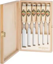 6-Piece Chisel Set in Wood Box