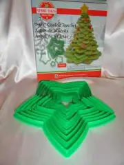 Christmas Cookie Cutters, Christmas Tree Cookie Cutters, 3-D cookie cutters,