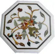 Octagon Marble Coffee Table Top with Royal Look Modern Art Side Table for Office