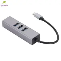 在飛比找蝦皮購物優惠-清倉折扣 Usb3.0轉rj45網口usb分線器type-c